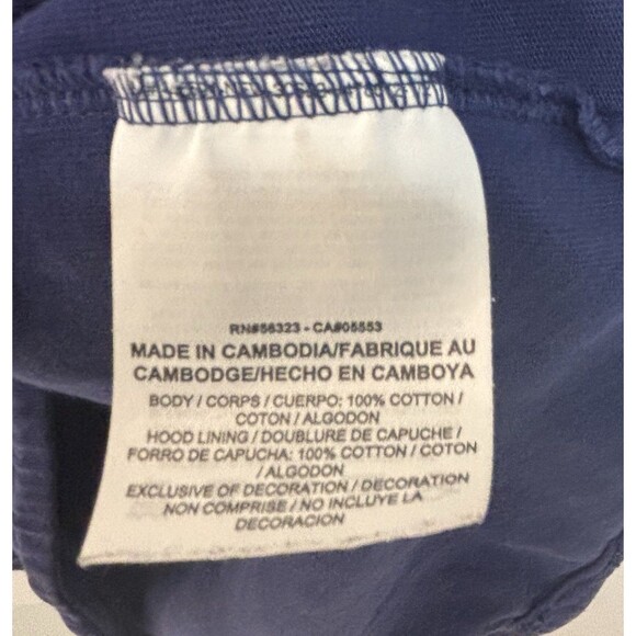 Nike Men's Paris St. Germain‎ Pullover Hoodie Sweatshirt Blue • 892550 • Small - Picture 5 of 6